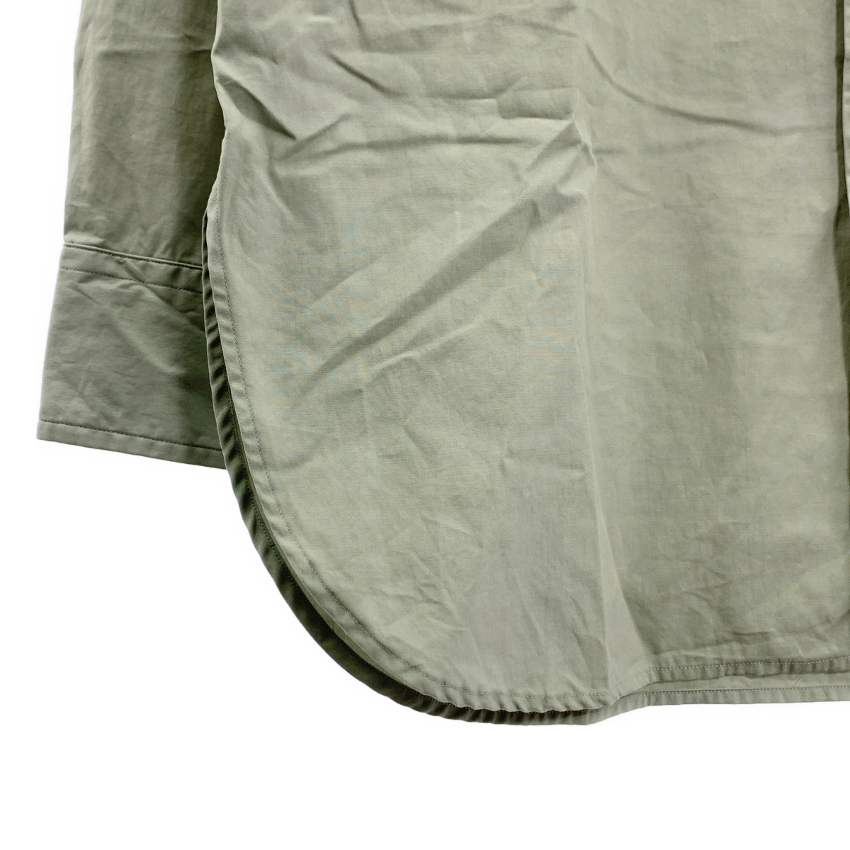 AURALEE / オーラリー WASHED FINX TWILL SHIRTS / バンドカラー シャツ