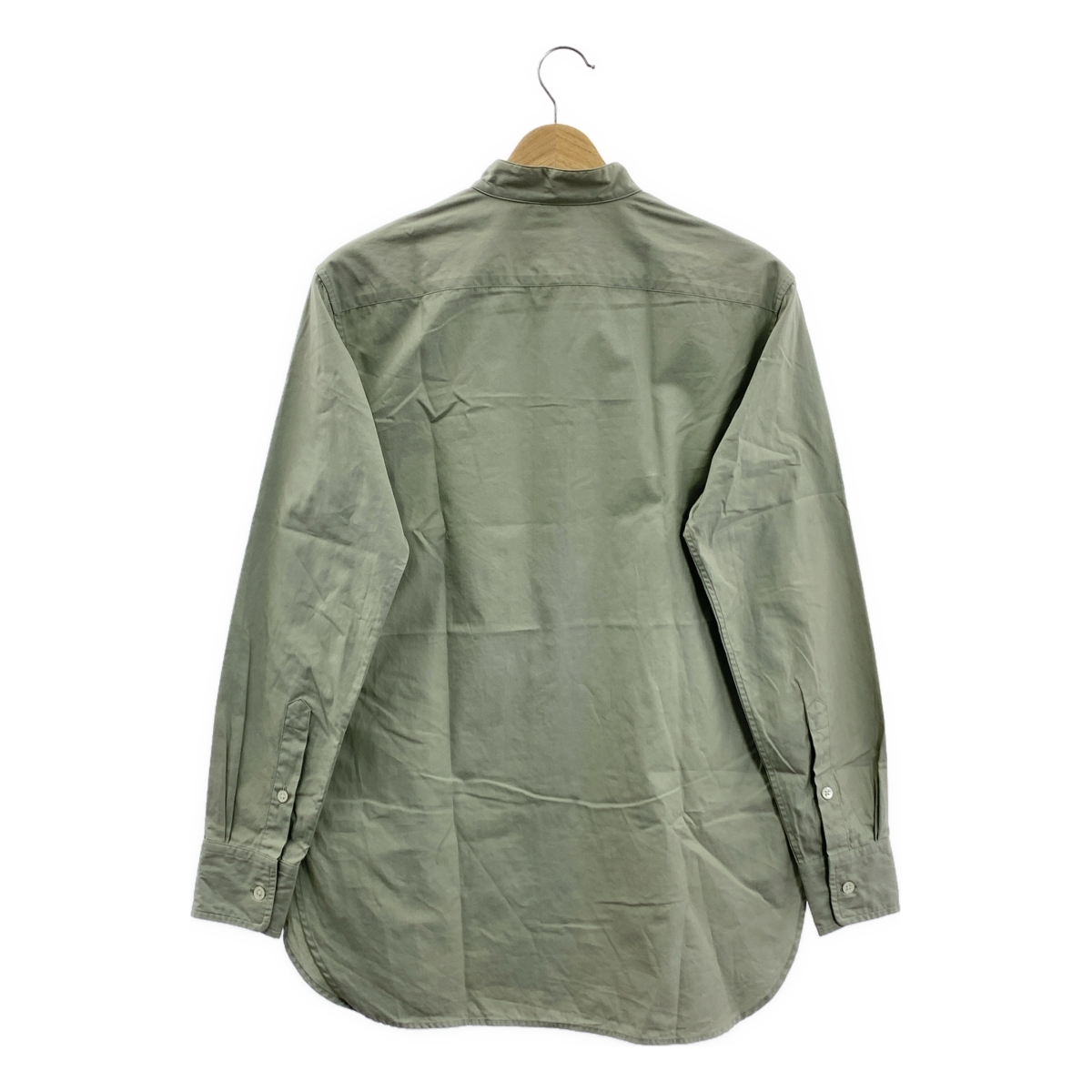 AURALEE / オーラリー WASHED FINX TWILL SHIRTS / バンドカラー シャツ