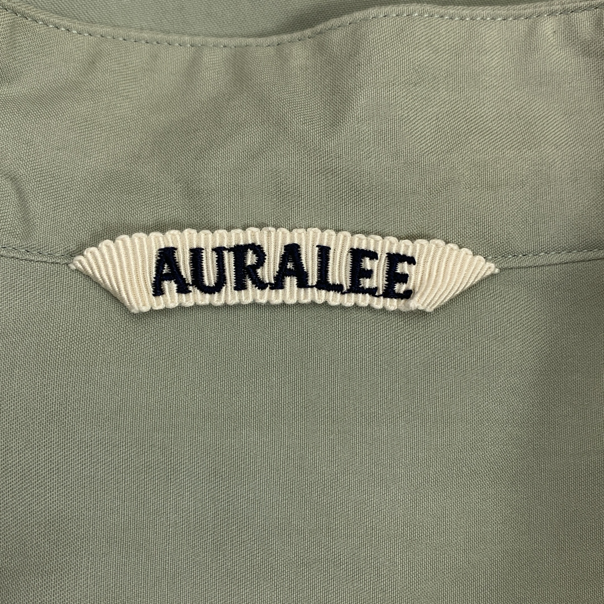 AURALEE / オーラリー WASHED FINX TWILL SHIRTS / バンドカラー シャツ
