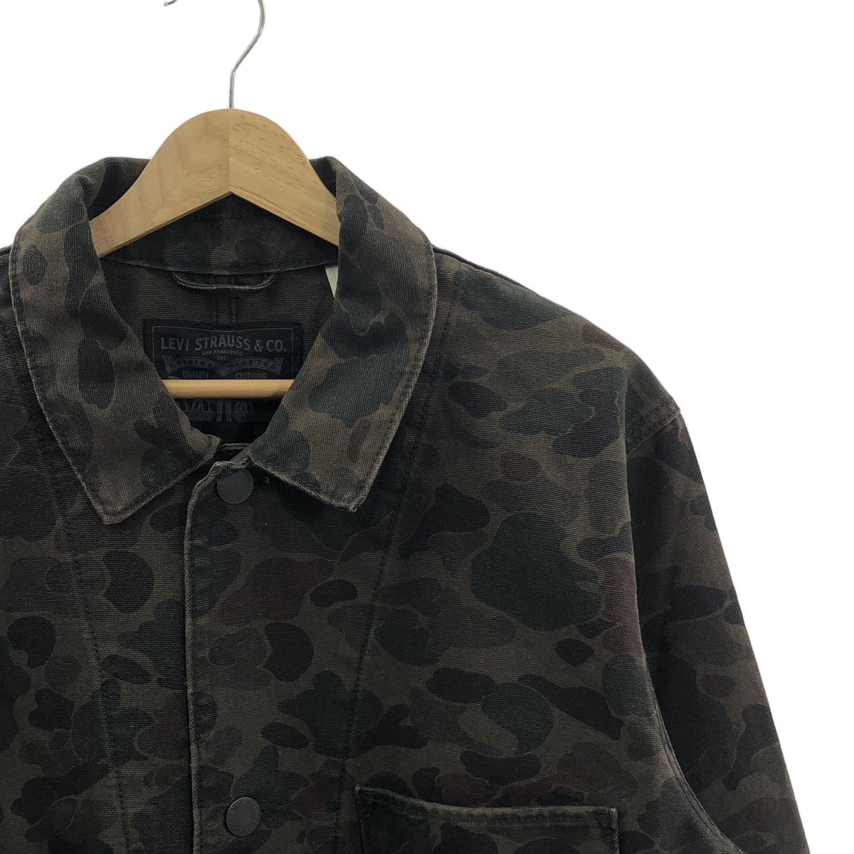 Levi's / リーバイス 迷彩 ダック コットン エンジニア コート カバーオール