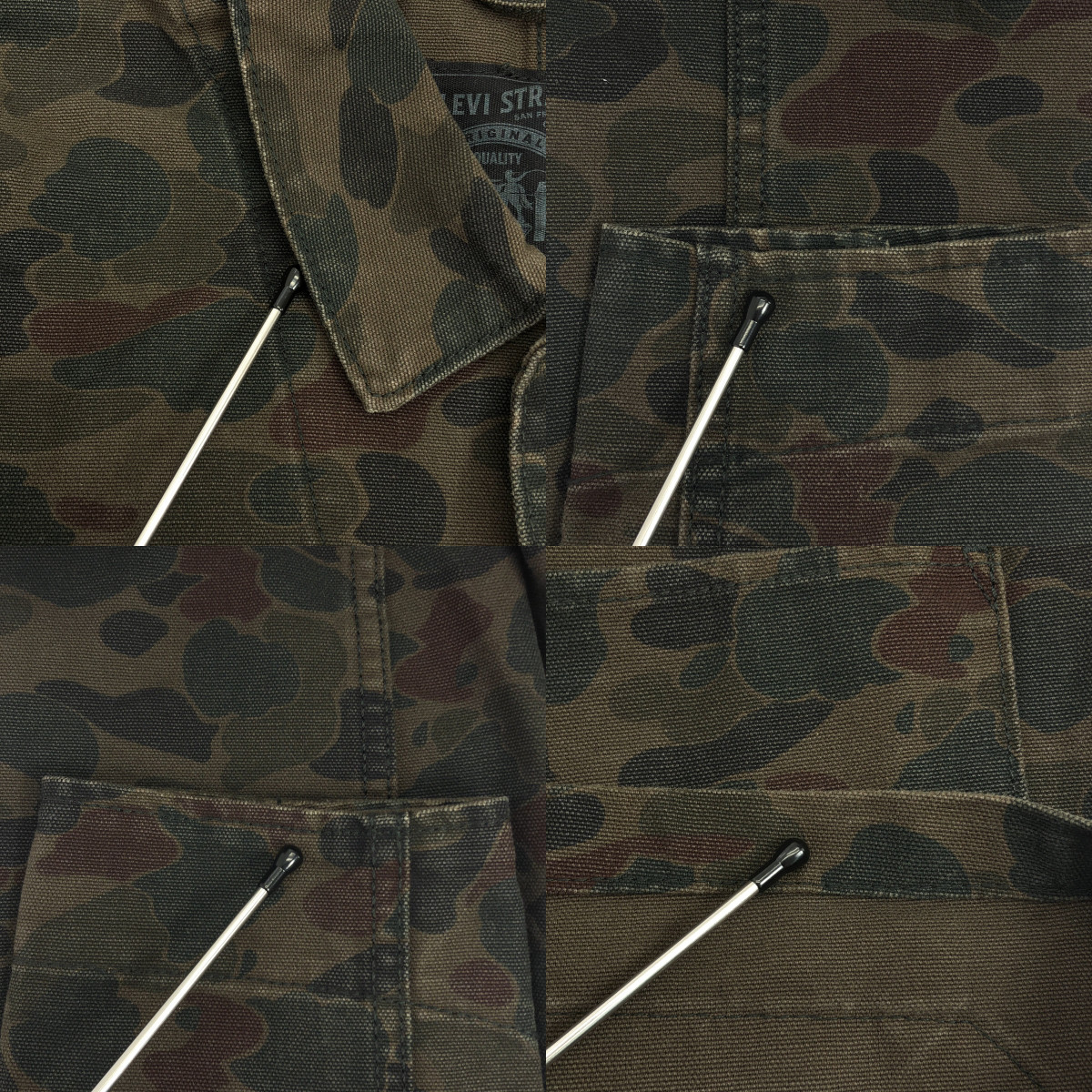 Levi's / リーバイス 迷彩 ダック コットン エンジニア コート カバーオール