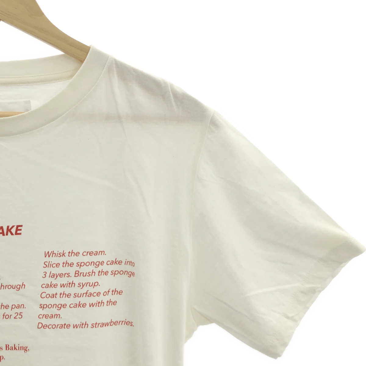 Plage / プラージュ JANE SMITH / ジェーンスミス 別注 GIRL STRAWBERRY SHORTCAKE プリントTシャツ