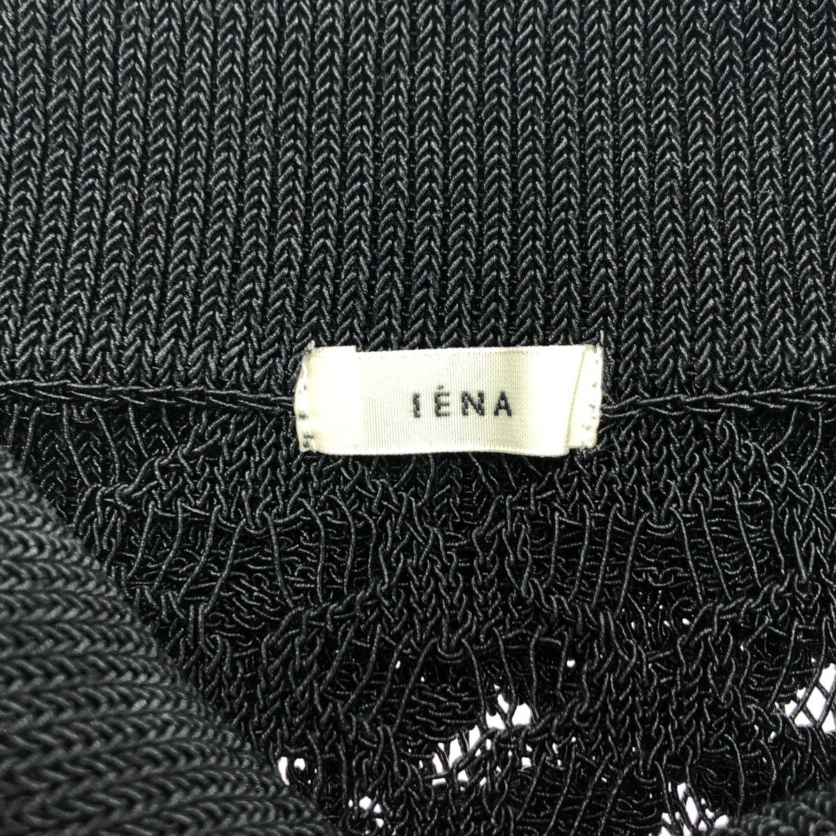 IENA / イエナ コットン ナイロン メッシュ ポロシャツ