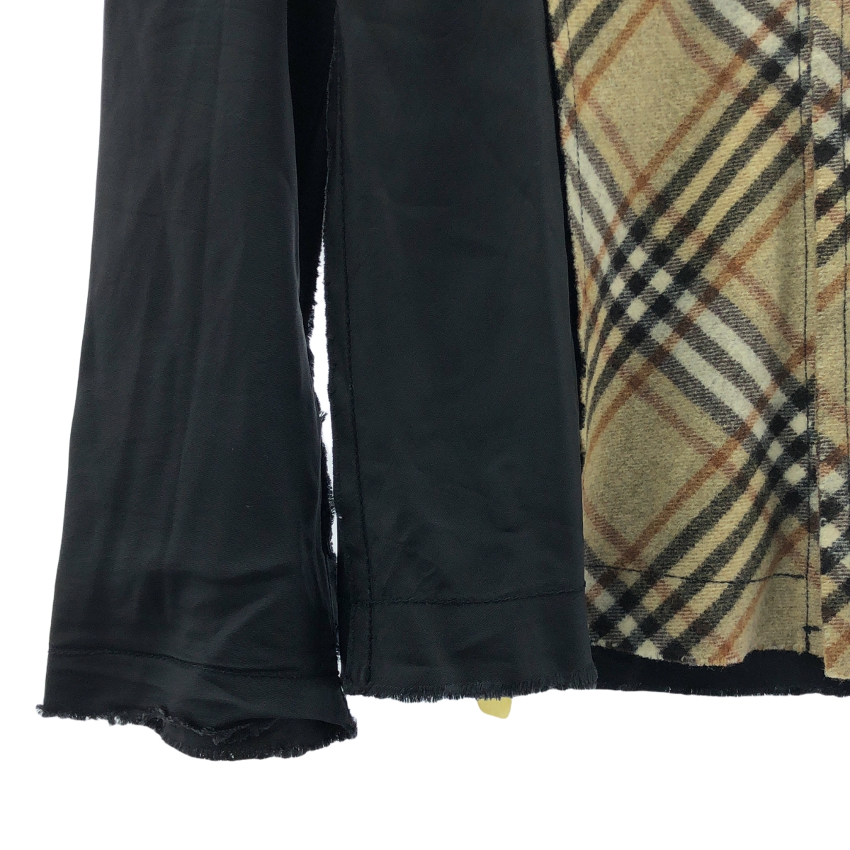 tricot COMME des GARCONS / トリココムデギャルソン ウール 異素材 切替 断ち切り インサイドアウト ジャケット