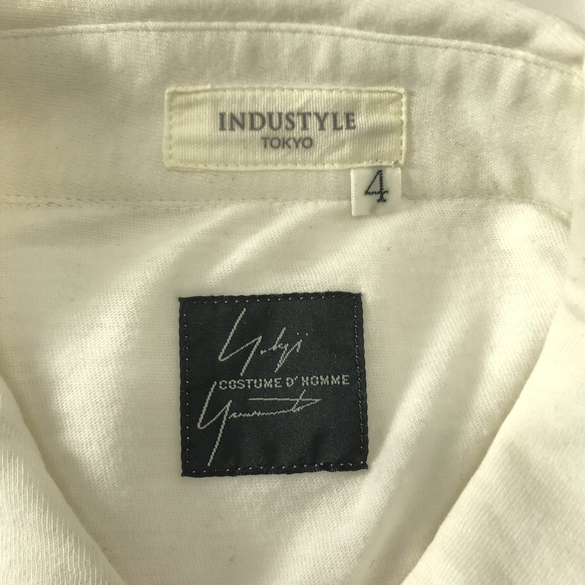 Yohji Yamamoto COSTUME D'HOMME / ヨウジヤマモトコスチュームドオム コットン カットソーシャツ