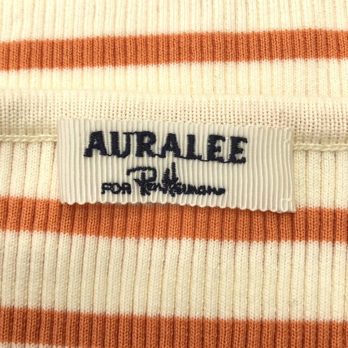 AURALEE / オーラリー Ron Herman別注 RIB BOAT NECK L/S TEE ニット