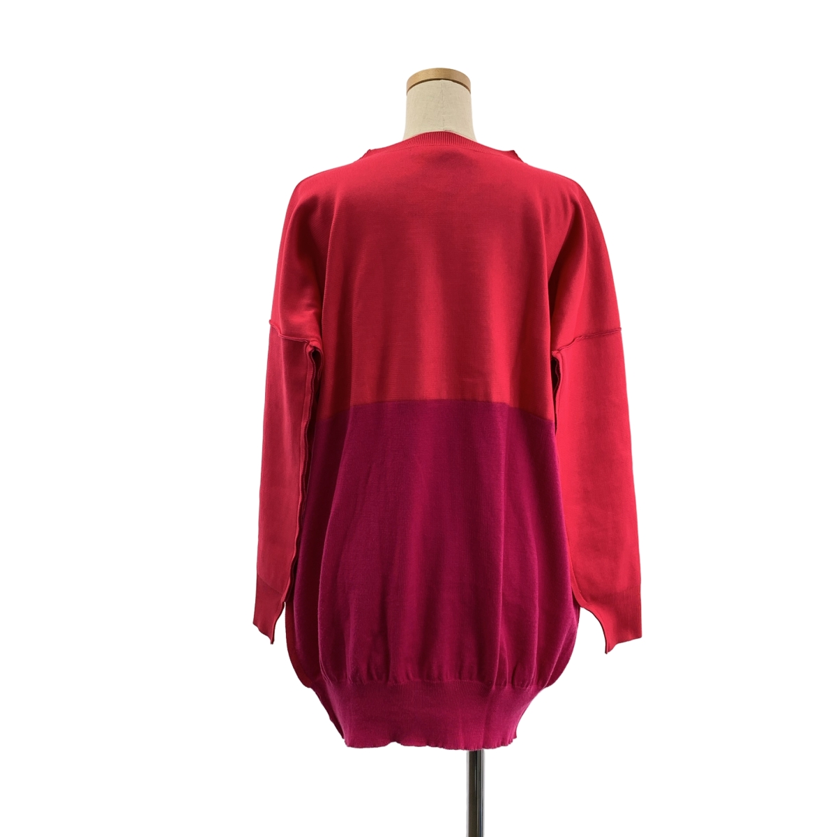 JUNYA WATANABE COMME des GARCONS / ジュンヤワタナベ バイカラー インサイドアウト ニット プルオーバー