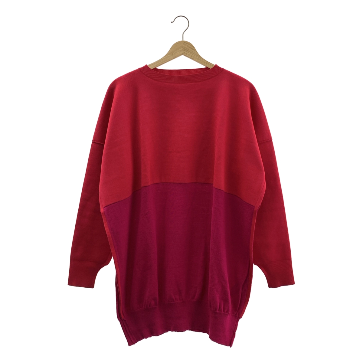 JUNYA WATANABE COMME des GARCONS / ジュンヤワタナベ バイカラー インサイドアウト ニット プルオーバー