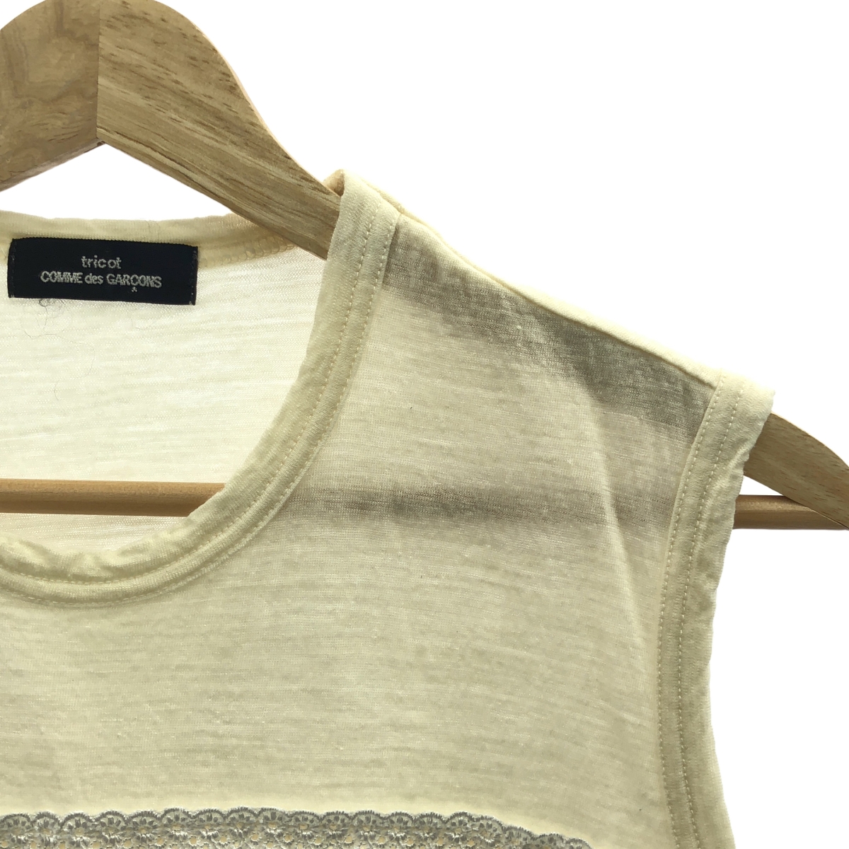 tricot COMME des GARCONS / トリココムデギャルソン ウール レース タンクトップ