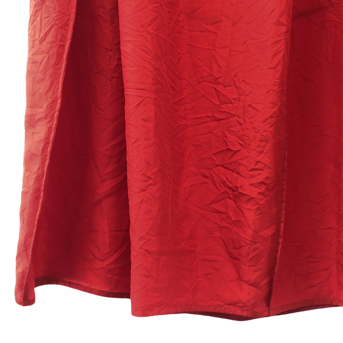 BLAMINK / ブラミンク シワ加工 シルク ロング スカート