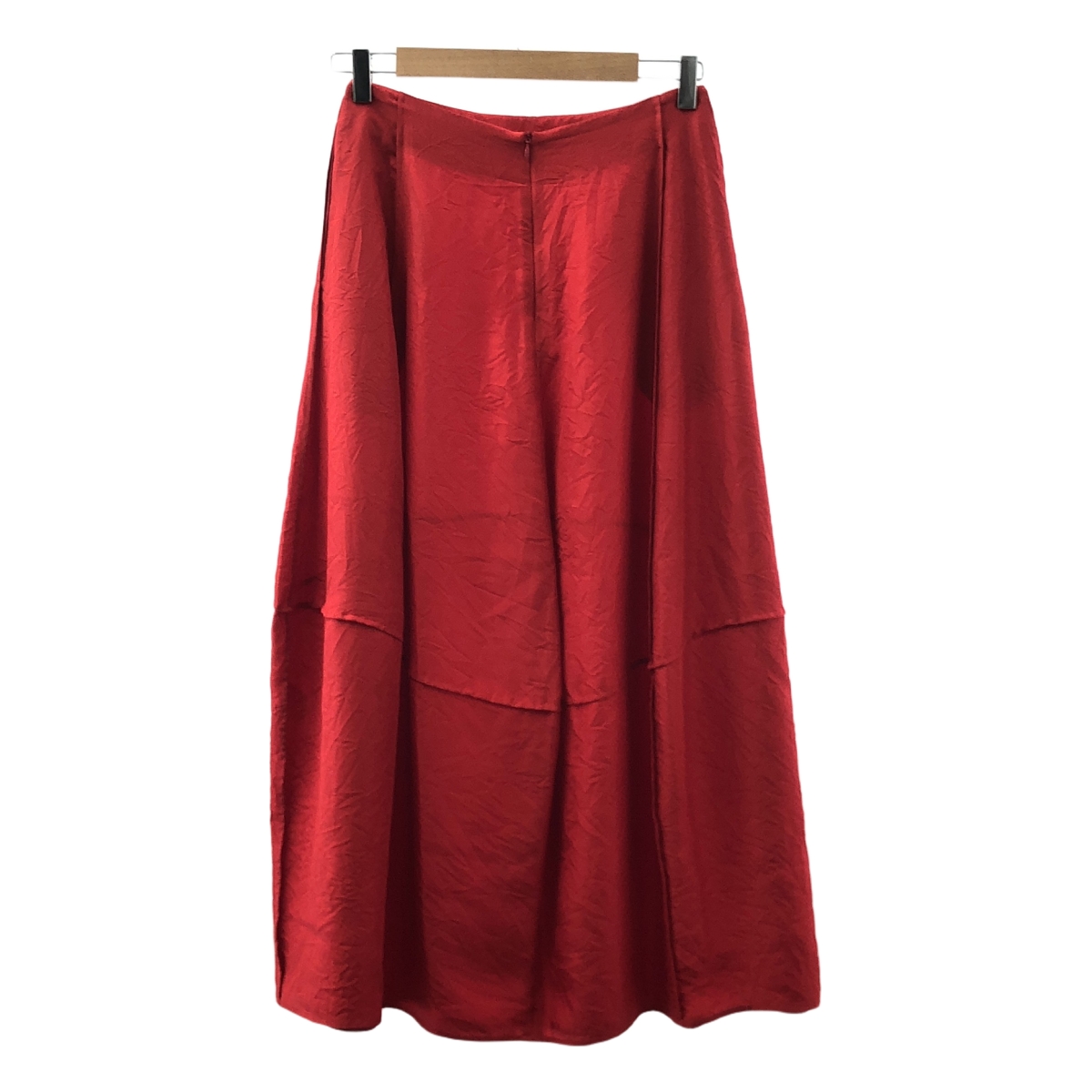 BLAMINK / ブラミンク シワ加工 シルク ロング スカート