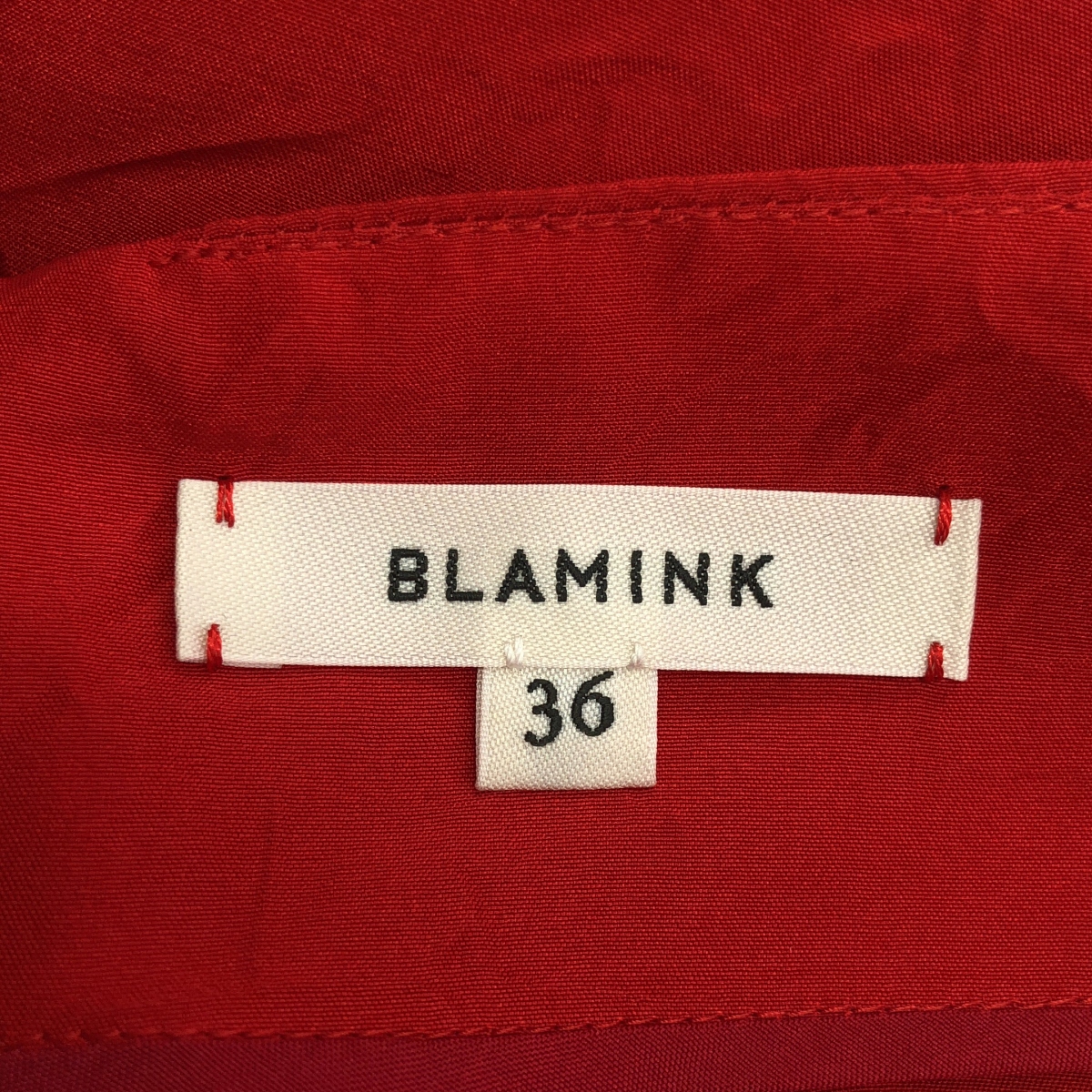 BLAMINK / ブラミンク シワ加工 シルク ロング スカート