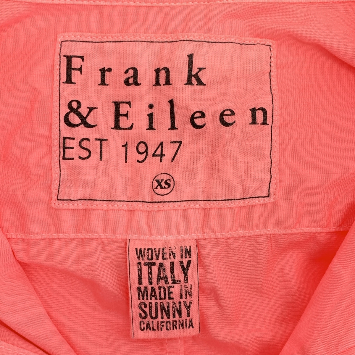 Frank&Eileen / フランクアンドアイリーン LUKE コットン ライトポプリン ポケットシャツ