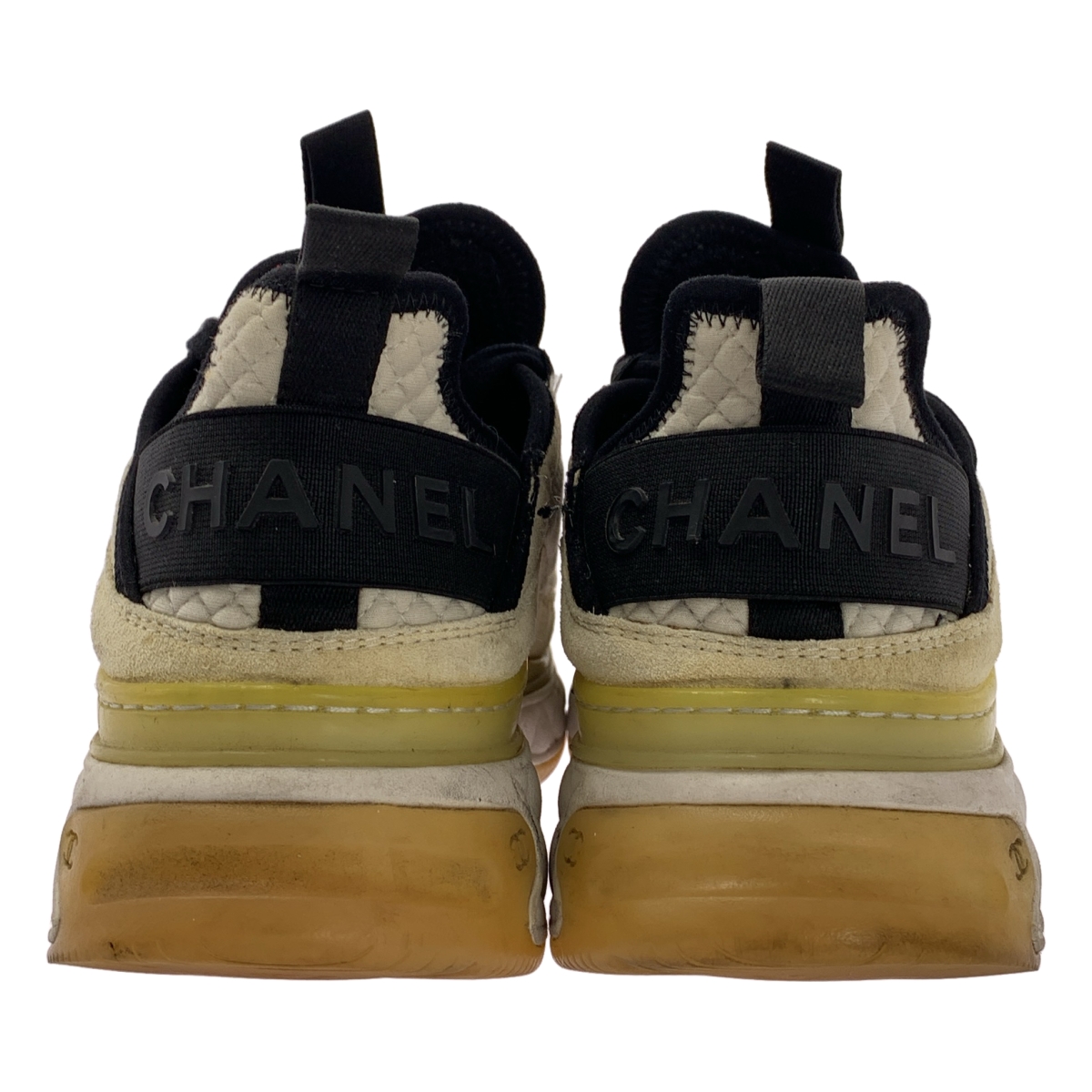 CHANEL / シャネル G38501 ココマーク マトラッセ キルティング スエード スニーカー