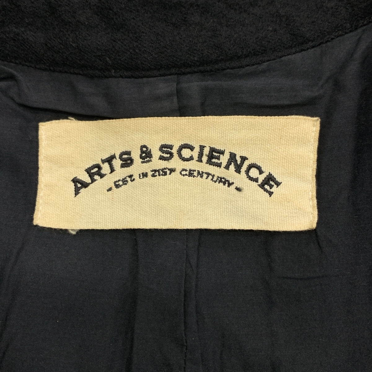 ARTS&SCIENCE / アーツアンドサイエンス ウール縮絨 スタンドカラーコート