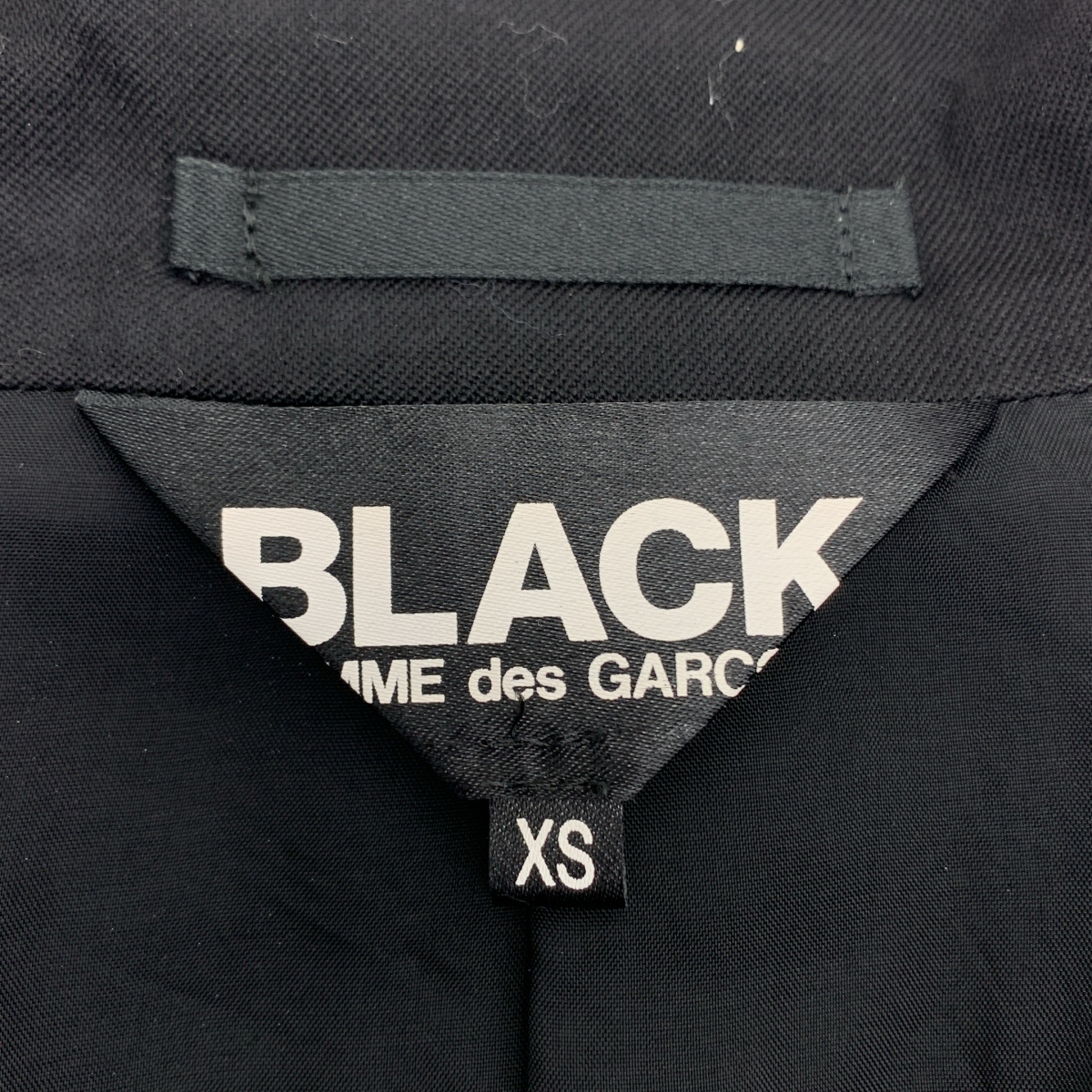BLACK COMME des GARCONS / ブラックコムデギャルソン ウール シングル タキシード ジャケット