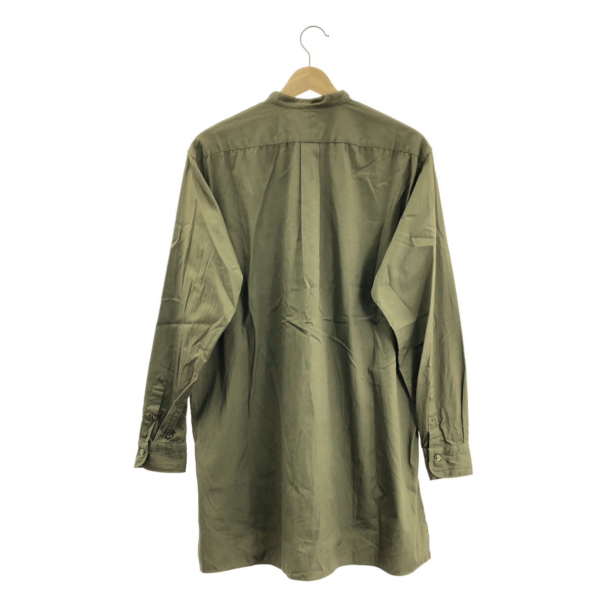 COMOLI / コモリ Band color shirt コットン バンドカラーシャツ