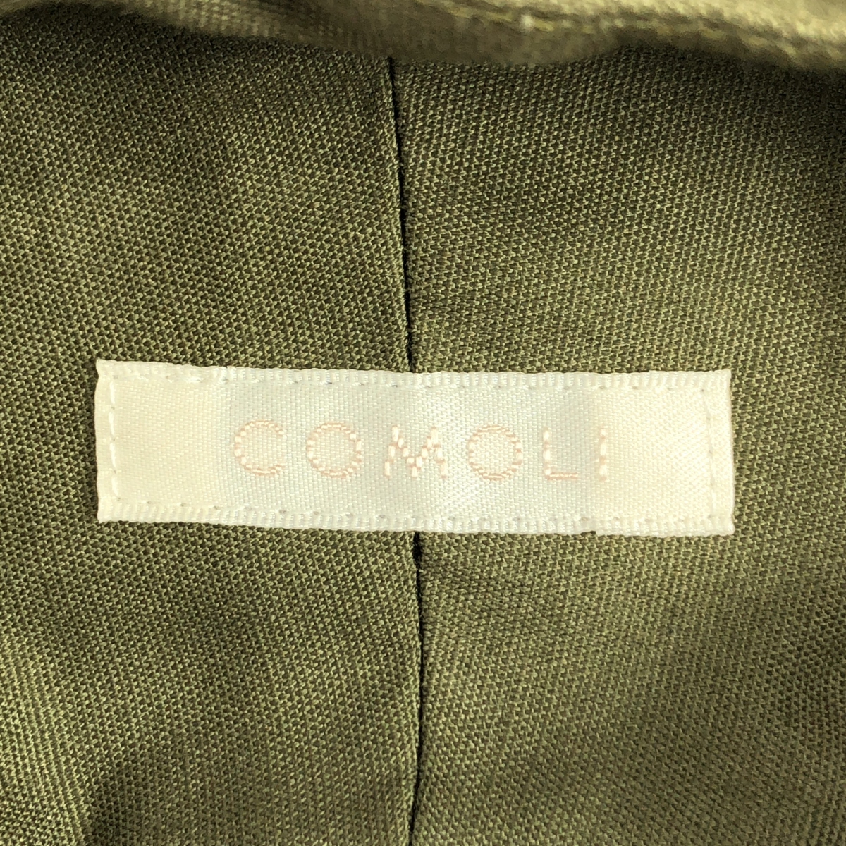 COMOLI / コモリ Band color shirt コットン バンドカラーシャツ