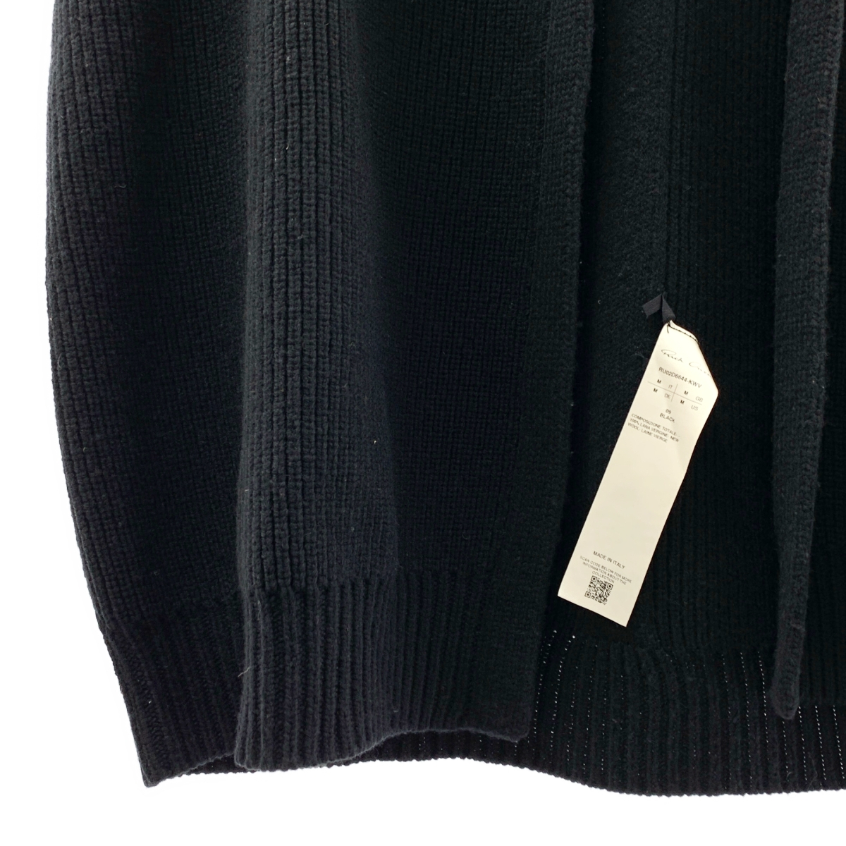 Rick Owens / リックオウエンス ヘビー ウール ライナー フーデッド ニットベスト