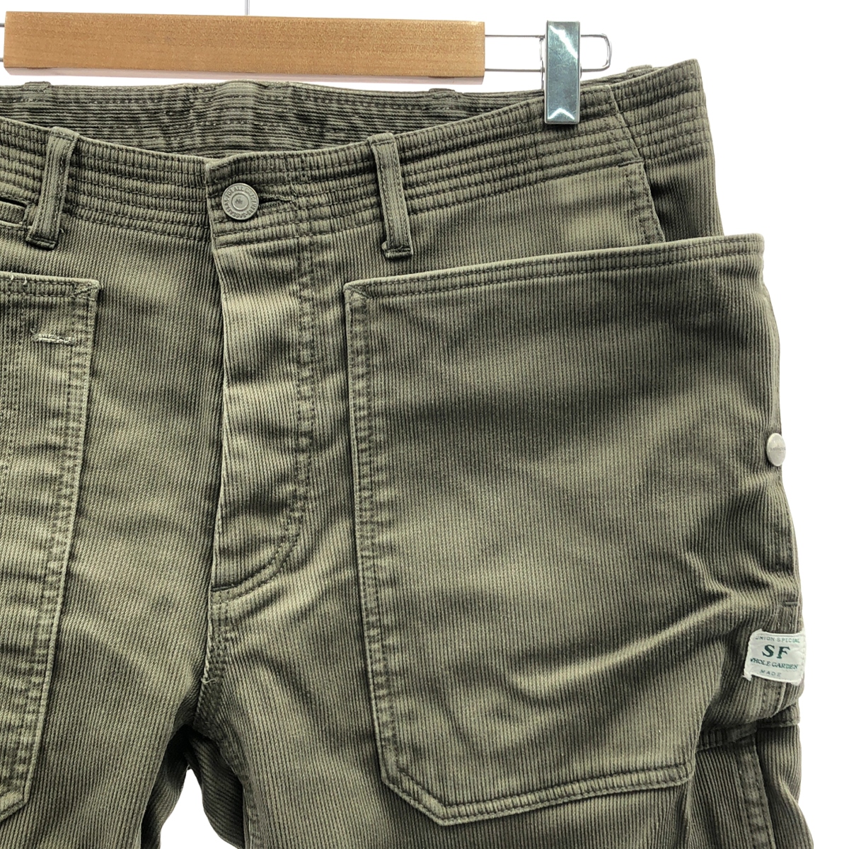 SASSAFRAS / ササフラス ピケ ワーク ワイドパンツ