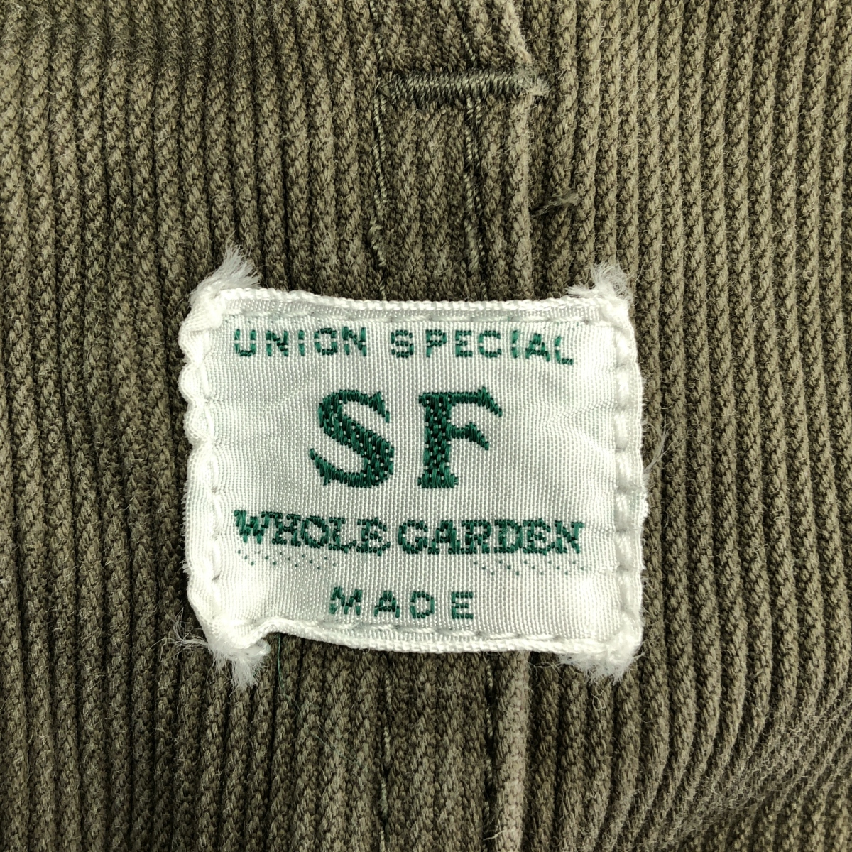 SASSAFRAS / ササフラス ピケ ワーク ワイドパンツ