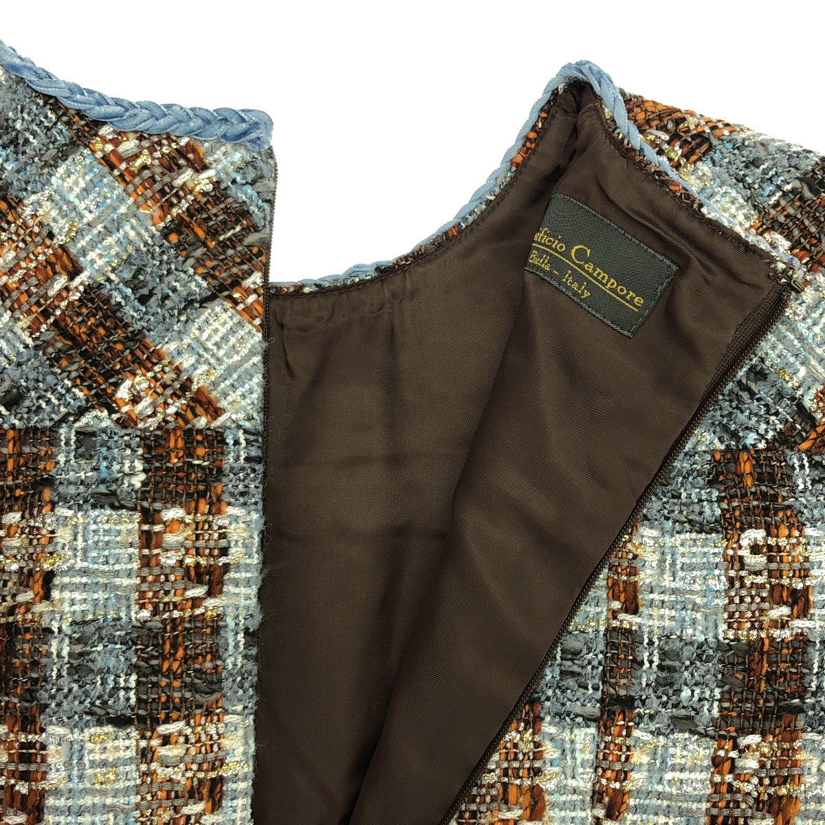 その他 × Lanificio Campore / ラニフィシオ・カンポーレ ツイード ドレス ワンピース