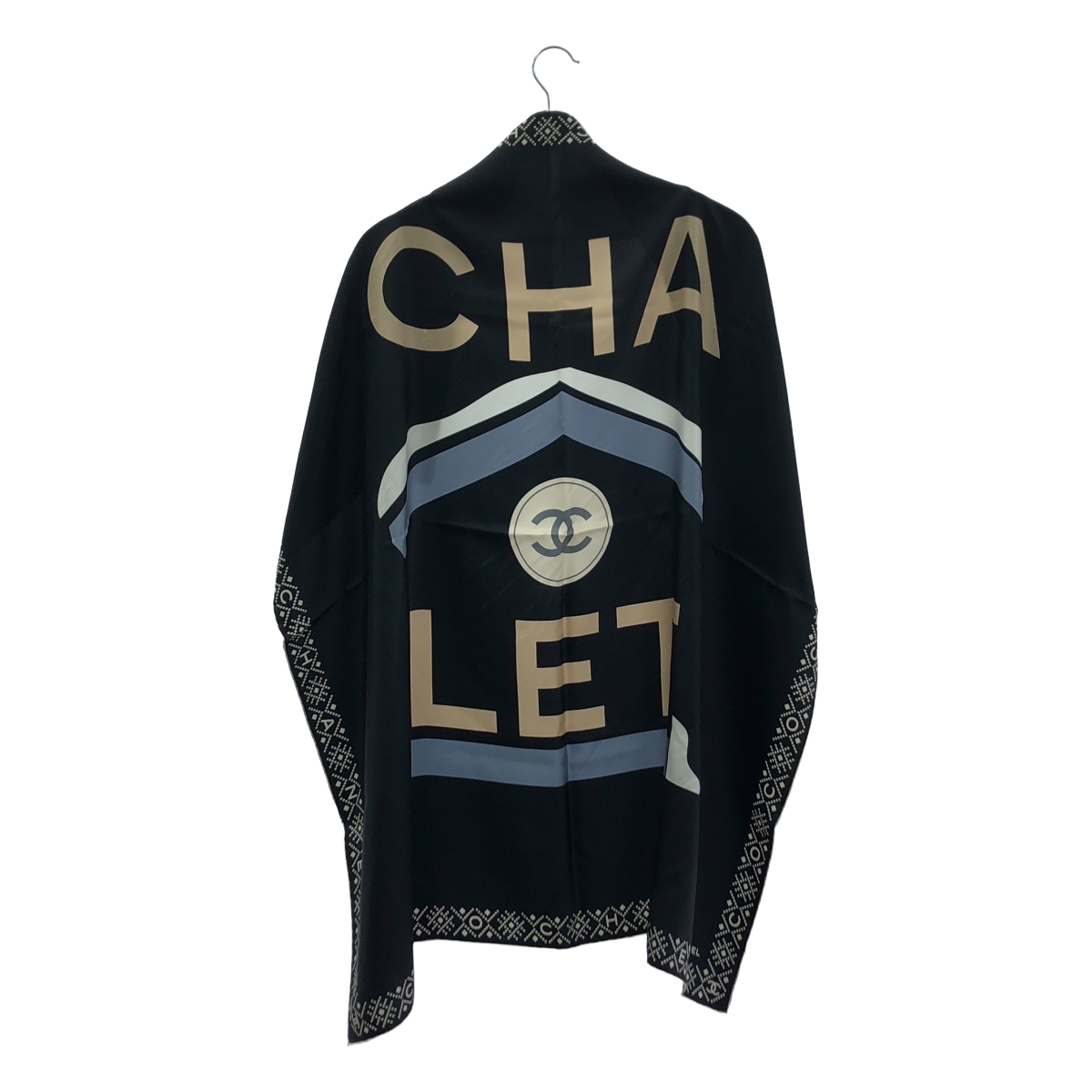 CHANEL / シャネル Silk Square Scarf ココマーク ロゴ シルク スクエア スカーフ