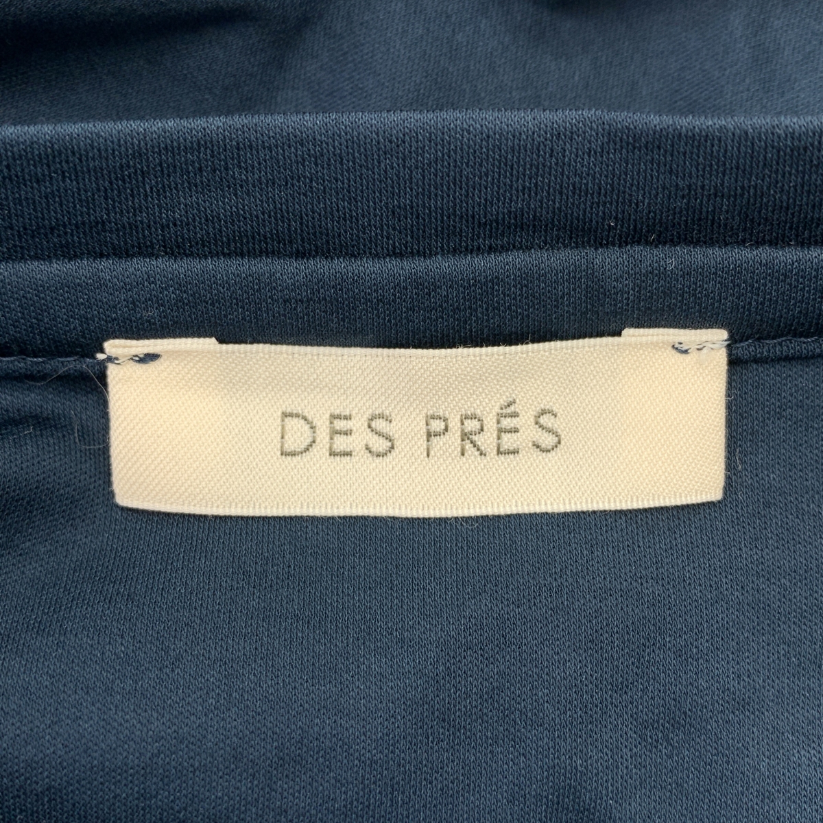 DES PRES / デプレ コンパクトコットンスムースジャージー ノースリーブロングワンピース