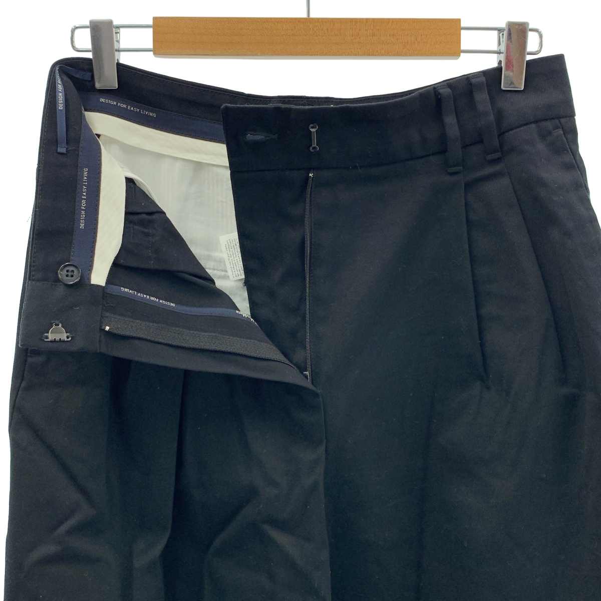 S MAX MARA / エスマックスマーラ コットン 切替 ワイド パンツ