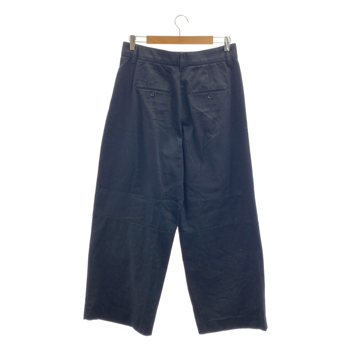 S MAX MARA / エスマックスマーラ コットン 切替 ワイド パンツ