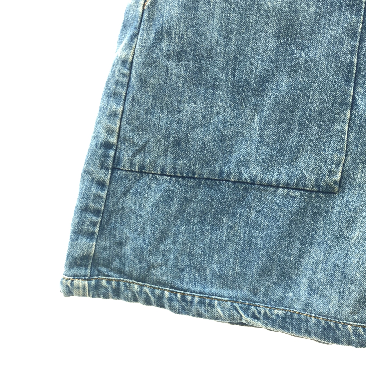 Chloe / クロエ ヴィンテージ加工 サイドジップ デニム スカート