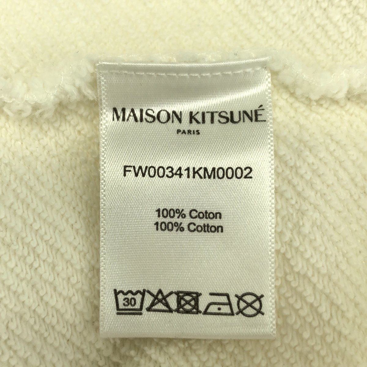 MAISON KITSUNE / メゾンキツネ ダブルフォックスヘッドパッチ クルーネック スウェット