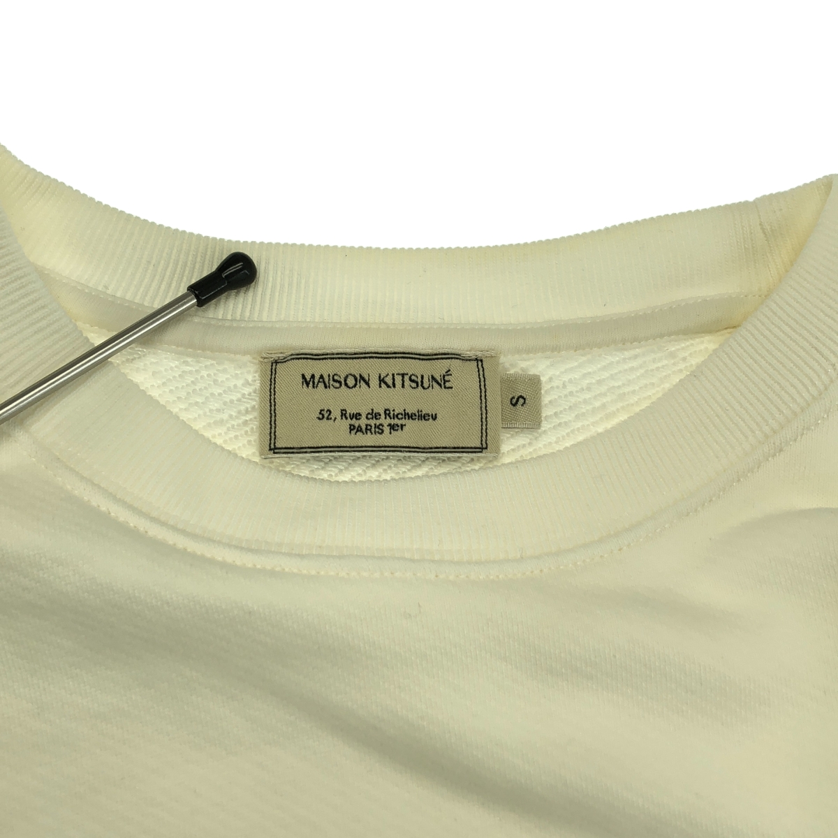 MAISON KITSUNE / メゾンキツネ ダブルフォックスヘッドパッチ クルーネック スウェット