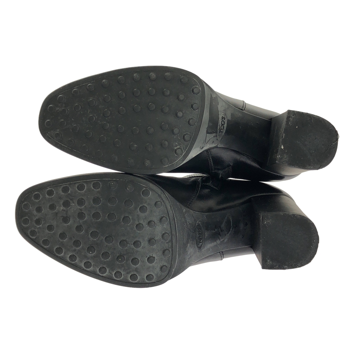 TOD'S / トッズ スクエアバックル アンクルブーツ