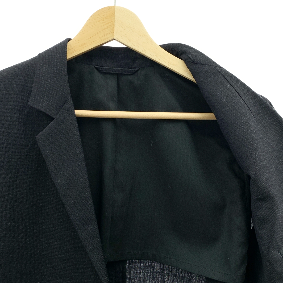 MARGARET HOWELL / マーガレットハウエル × FOX BROTHERS フォックスブラザーズ ウール リネン 1B テーラードジャケット