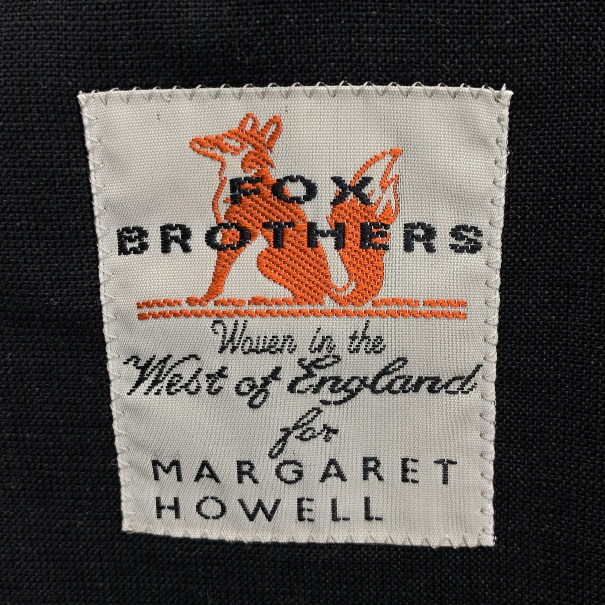 MARGARET HOWELL / マーガレットハウエル × FOX BROTHERS フォックスブラザーズ ウール リネン 1B テーラードジャケット