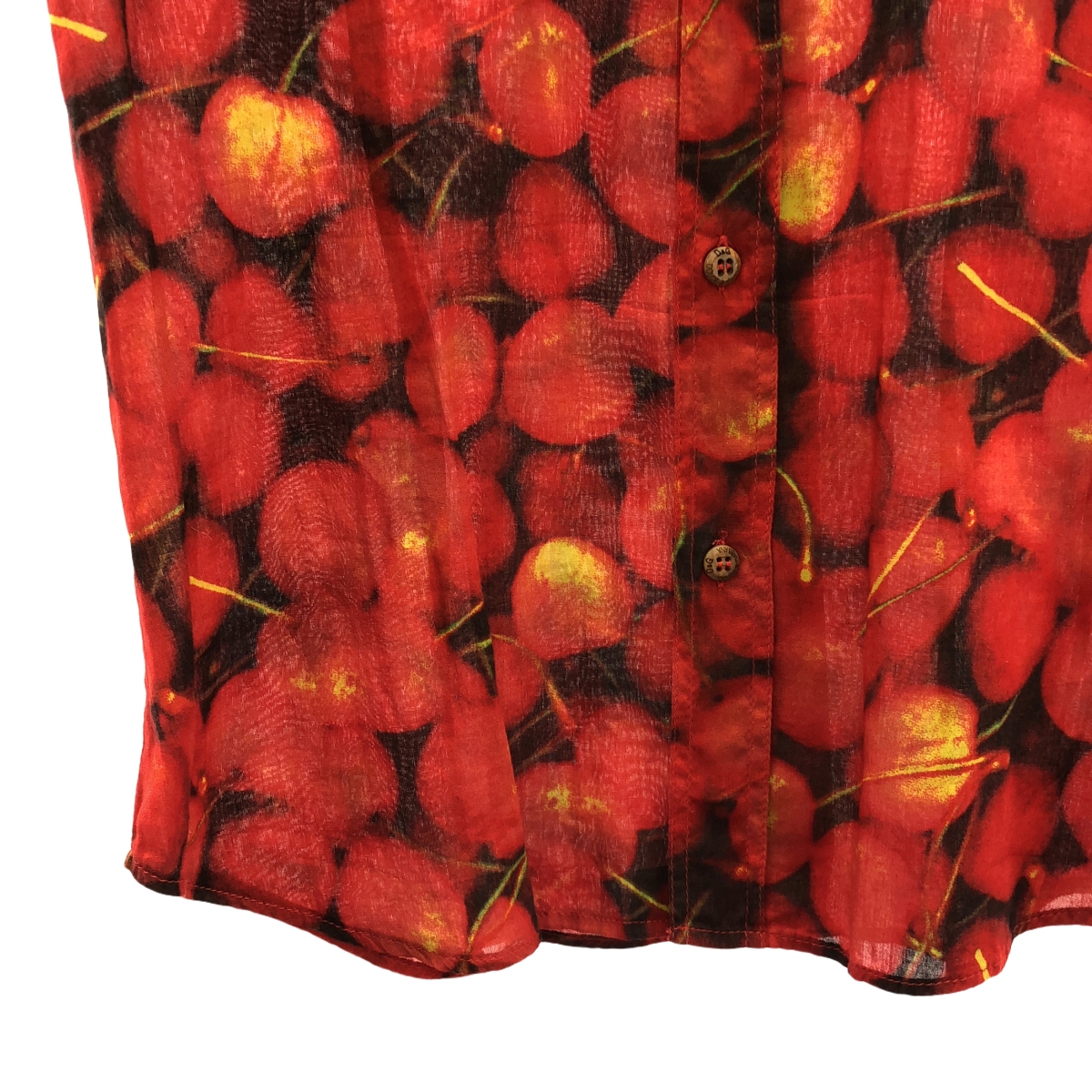 D&G DOLCE&GABBANA / ディーアンドジー チェリー 総柄 コットン シャツ