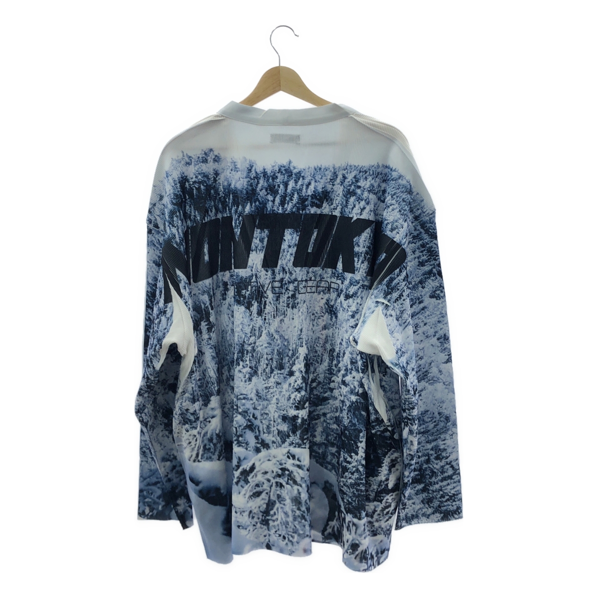 NON TOKYO / ノントーキョー PRINT RIB CARDIGAN プリントリブ 総柄 カーディガン