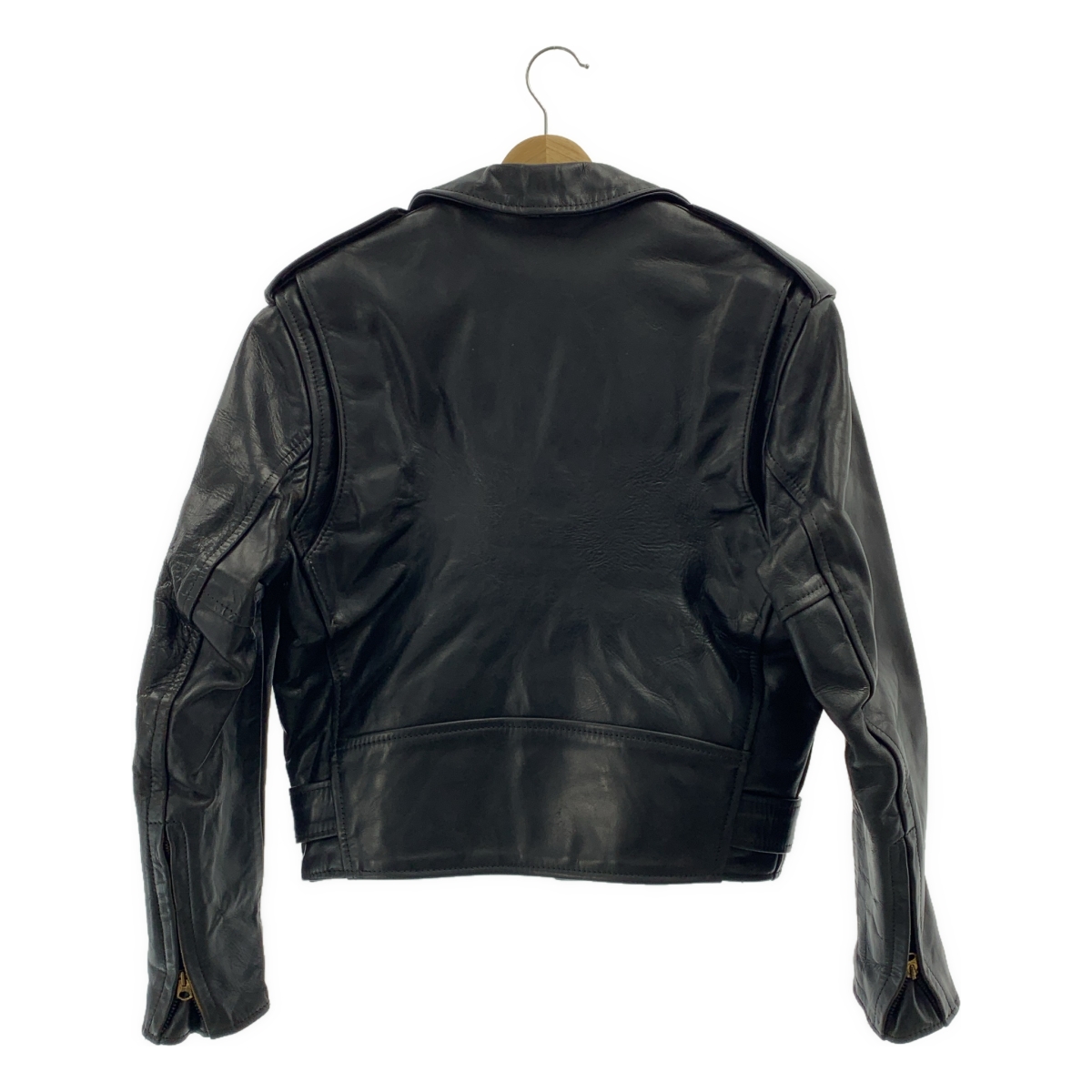 AEROLEATHER / エアロレザー Genuine Front Quarter Horsehide / ホースハイド レザー ダブル ライダース ジャケット / 総裏地