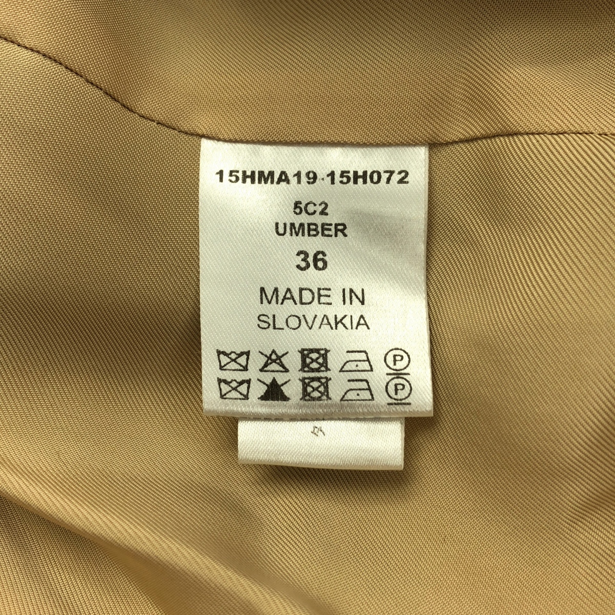 Chloe / クロエ ウール ロゴボタン ノーカラー ダブル ロングコート