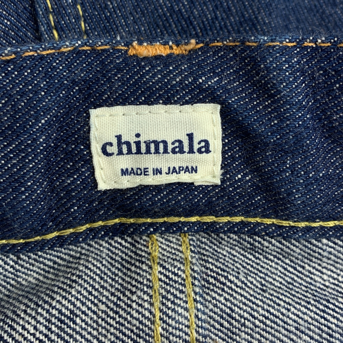 chimala / チマラ Selvedge Denim Wide Tapered Cut デニムパンツ / CS36-WP01B