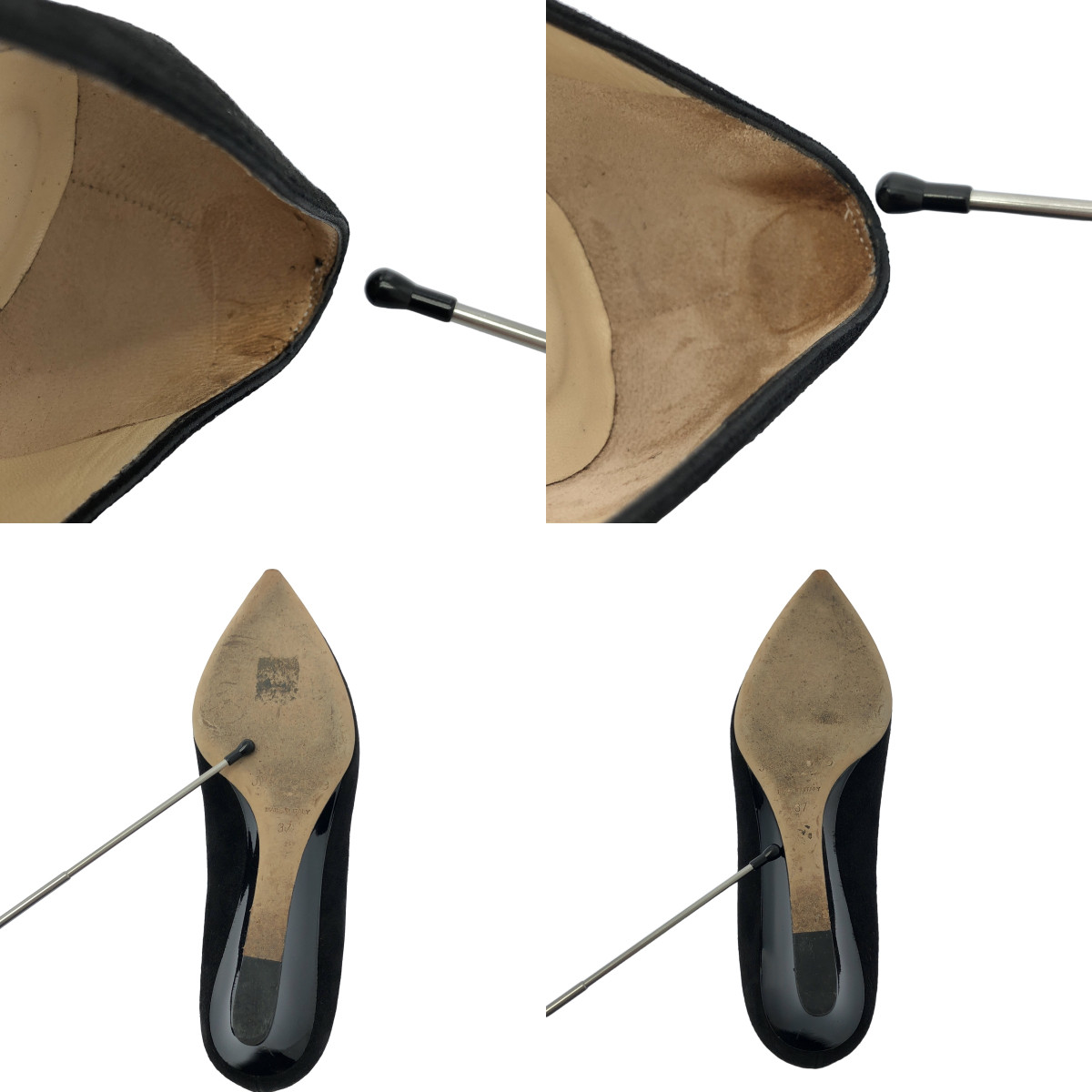 JIMMY CHOO / ジミーチュウ スエード レザー ポインテッドトゥ パンプス