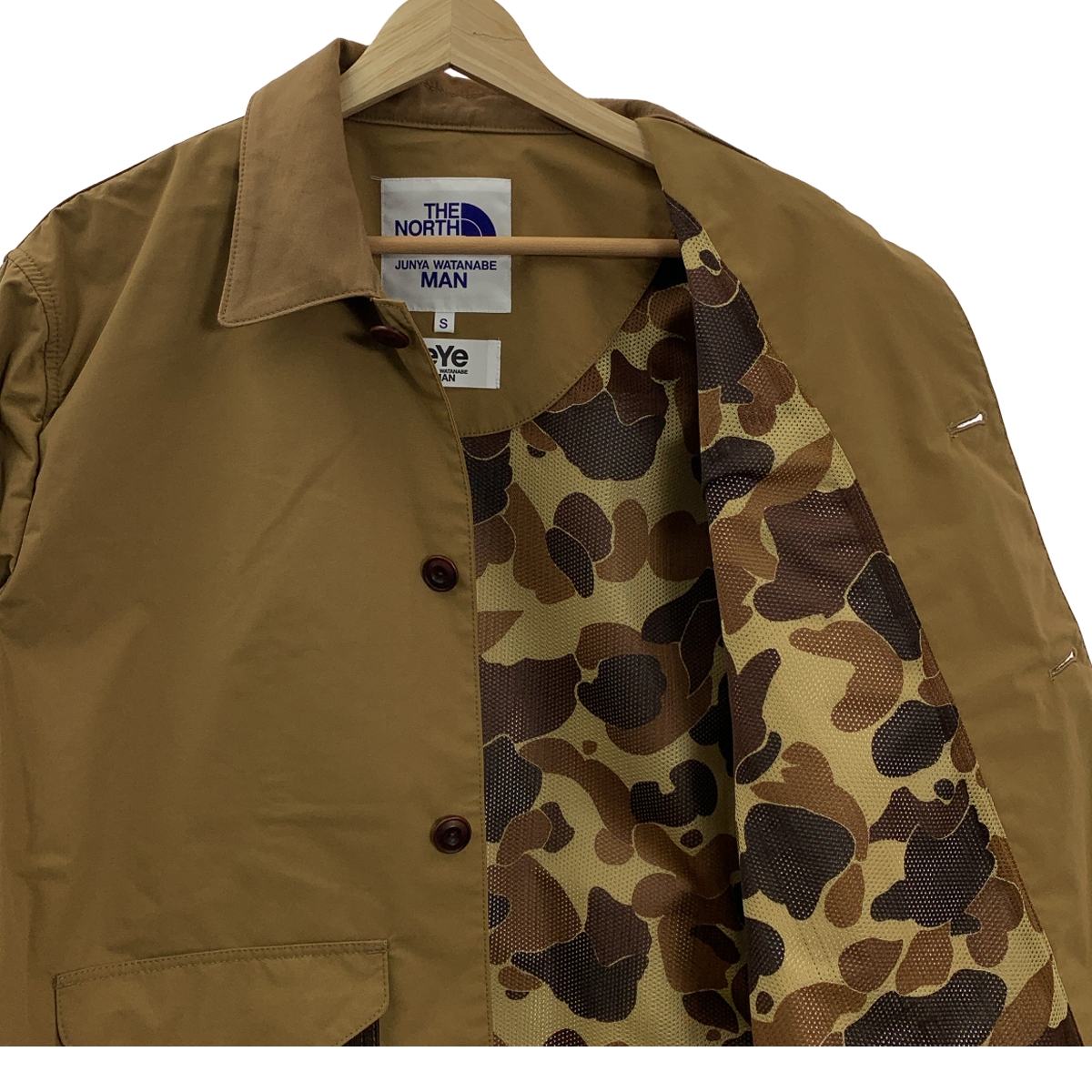 eye JUNYA WATANABE COMME des GARCONS MAN / アイジュンヤワタナベ マン ×THE NORTH FACE ノースフェイス / 異素材切替 ナイロン ワークジャケット