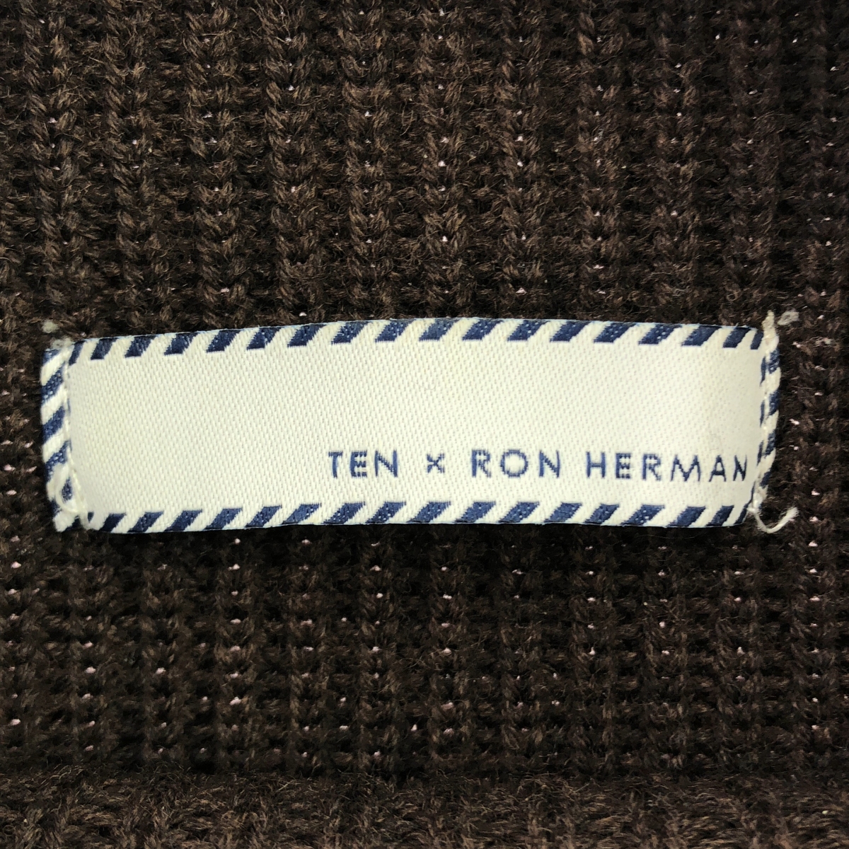 Ron Herman / ロンハーマン × TEN 別注 Rib Turtle Neck Knit Pullover リブ モックネック ニット