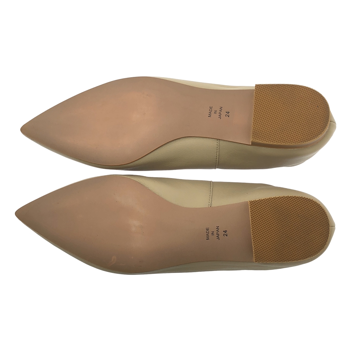 その他 BONITAS / ボニータス レザーポインテッド パンプス