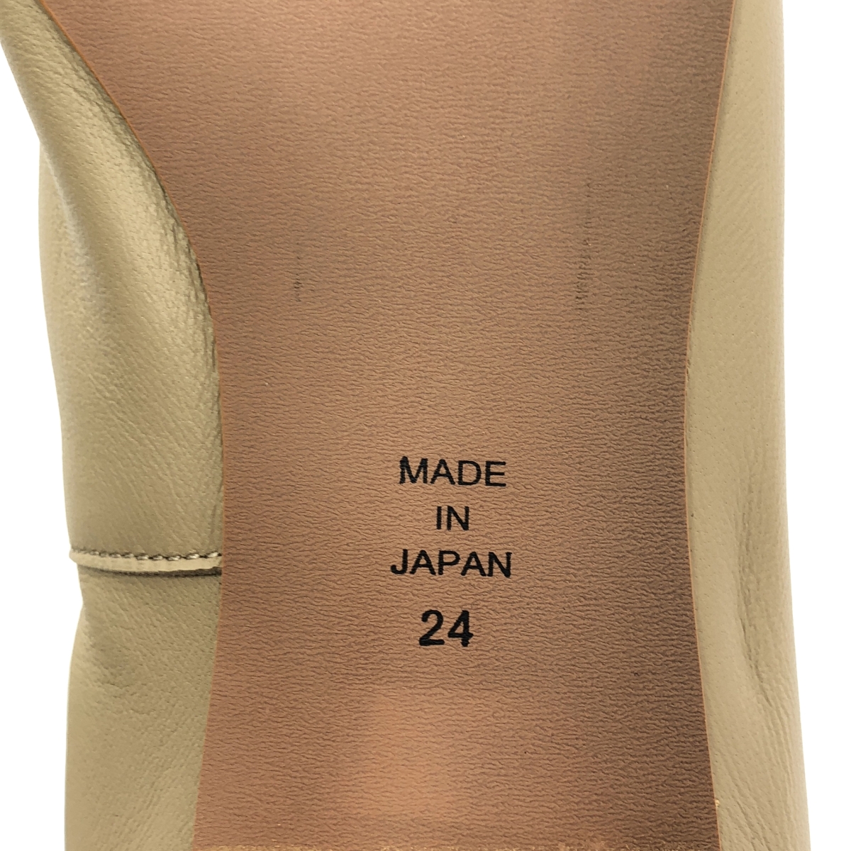 その他 BONITAS / ボニータス レザーポインテッド パンプス