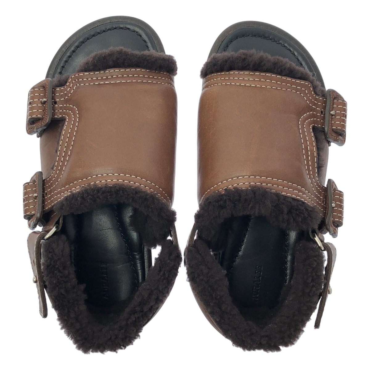 AURALEE / オーラリー × FOOT THE COACHER MOUTON SANDALS ムートン サンダル