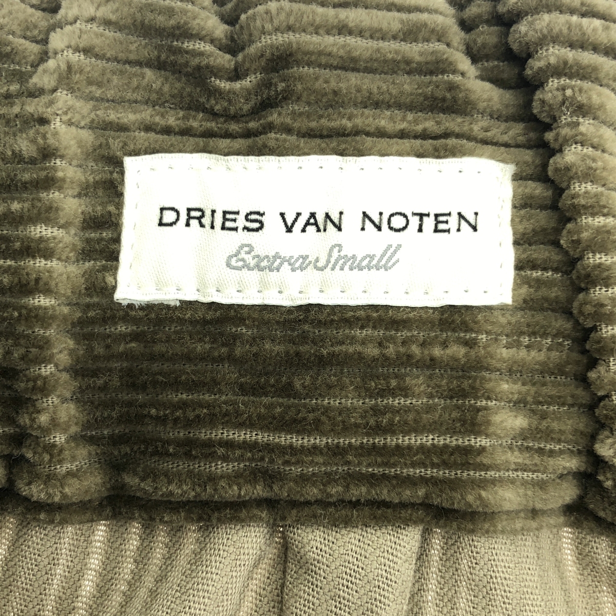 DRIES VAN NOTEN / ドリスヴァンノッテン コーデュロイ タック ワイド イージーパンツ