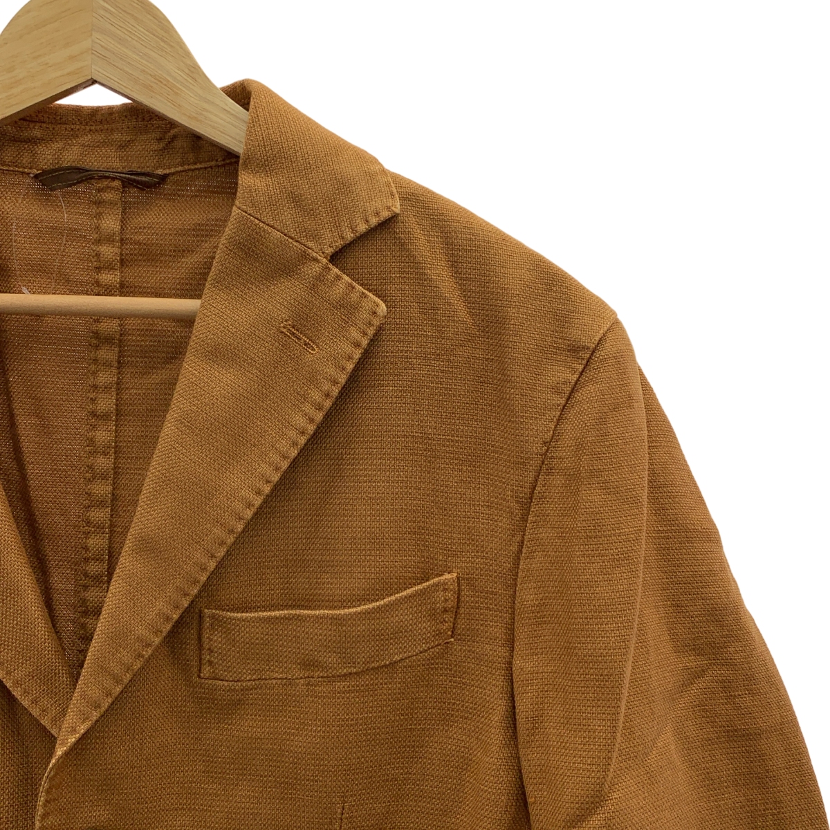 Lubiam / ルビアム コットン リネン ホップサック 3B テーラードジャケット