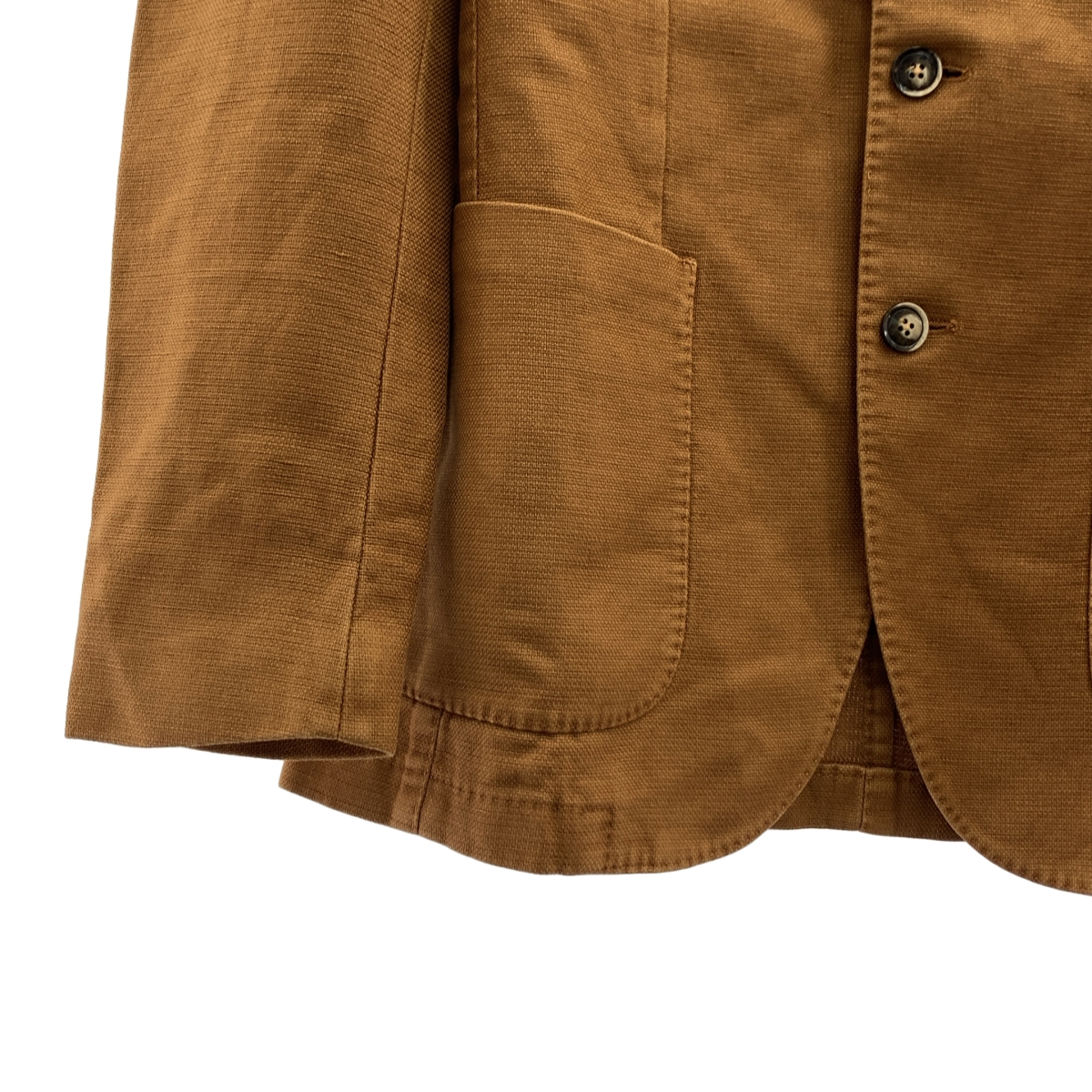 Lubiam / ルビアム コットン リネン ホップサック 3B テーラードジャケット